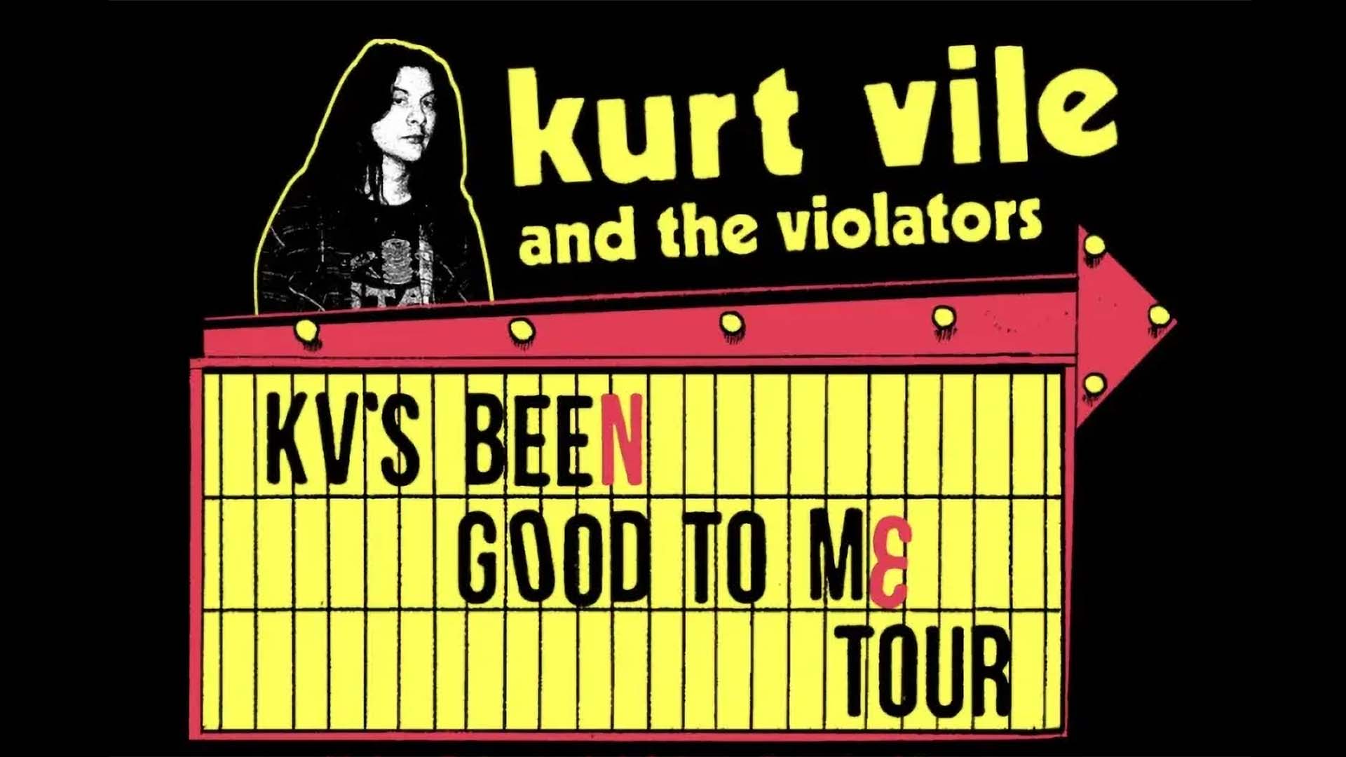 Kurt Vile &amp; The Violators tour poster. 
