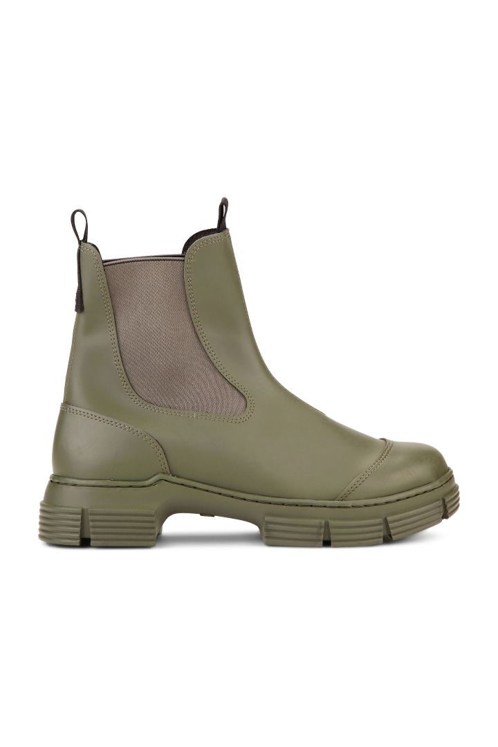 Ganni Recycled Rubber Chelsea Rain Boot