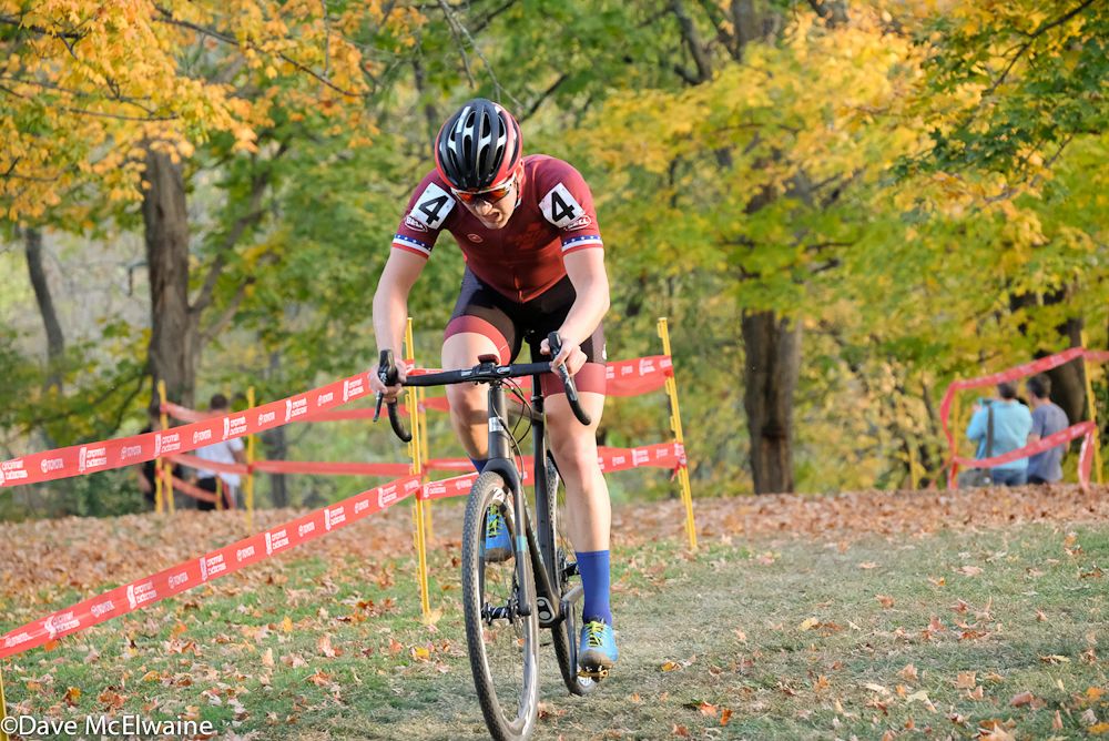 Tobin Ortenblad (Santa Cruz) dangled just off the back of the lead pack for quite a while