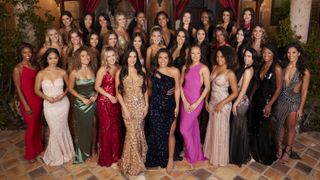 The 32 women of The Bachelor season 28 dressed in fancy gowns