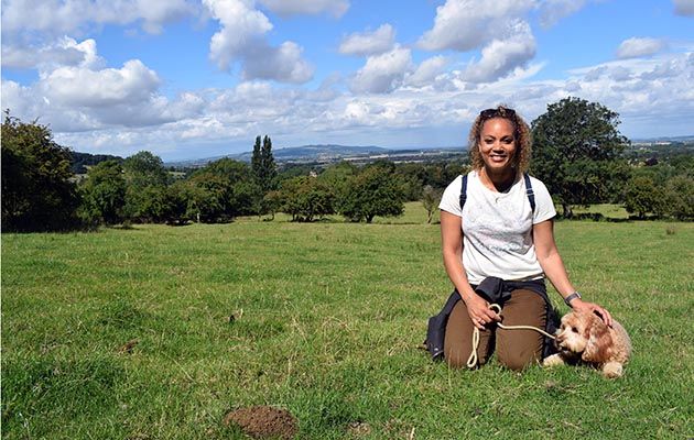 Ex-Coronation Street star Angela Griffin: ‘My dog is like my third child!’ WALKS WITH MY DOG 2