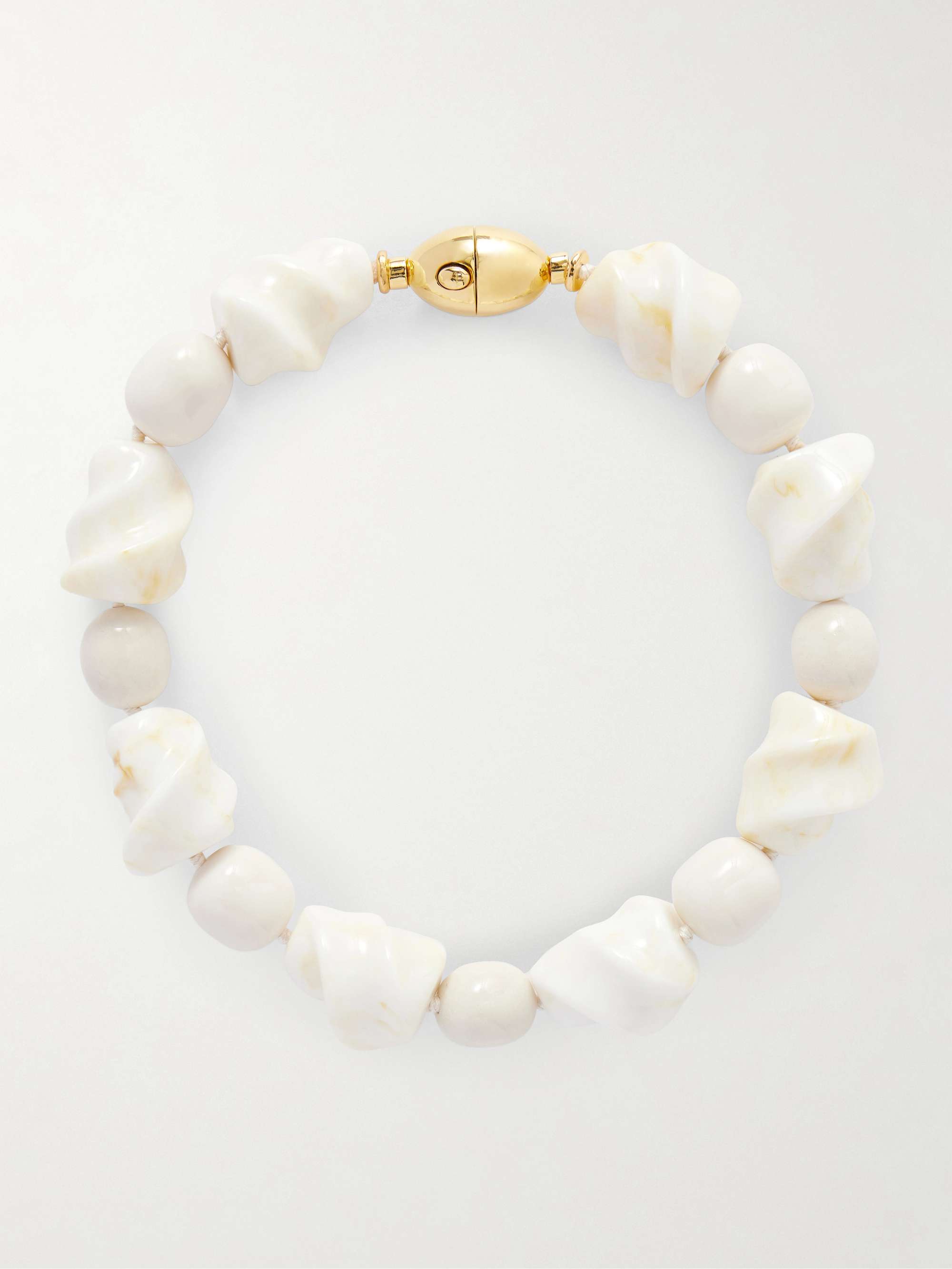 Salamanca Gold-Tone Porcelain Beaded Choker