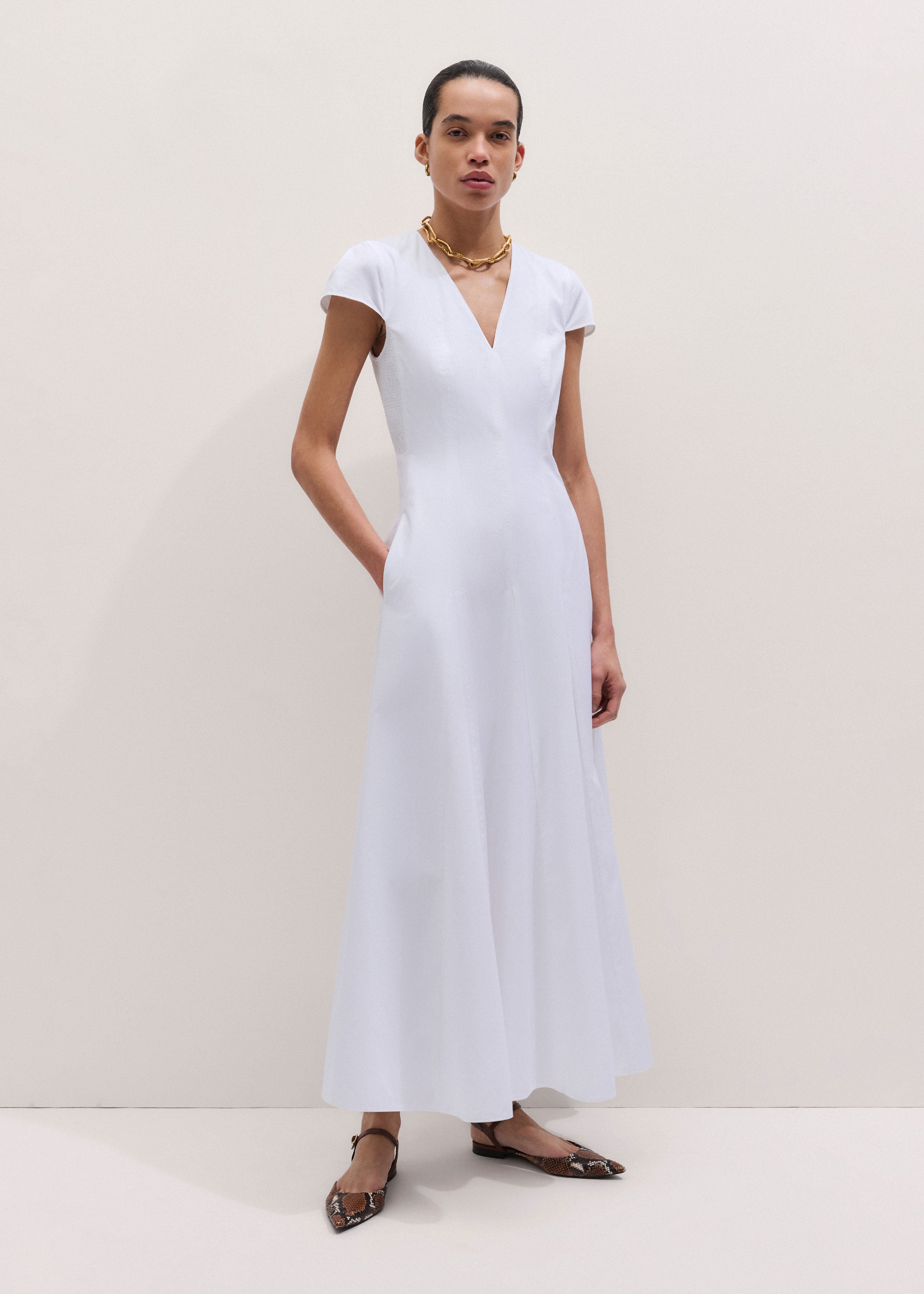 Fit + Flare Maxi Dress