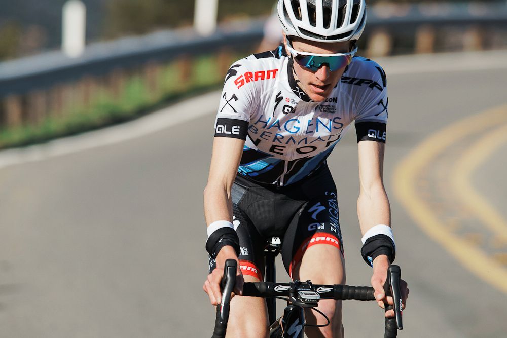 Adrien Costa at the Axeon Hagens Berman California training camp in January