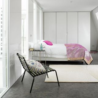 bedroom with bench