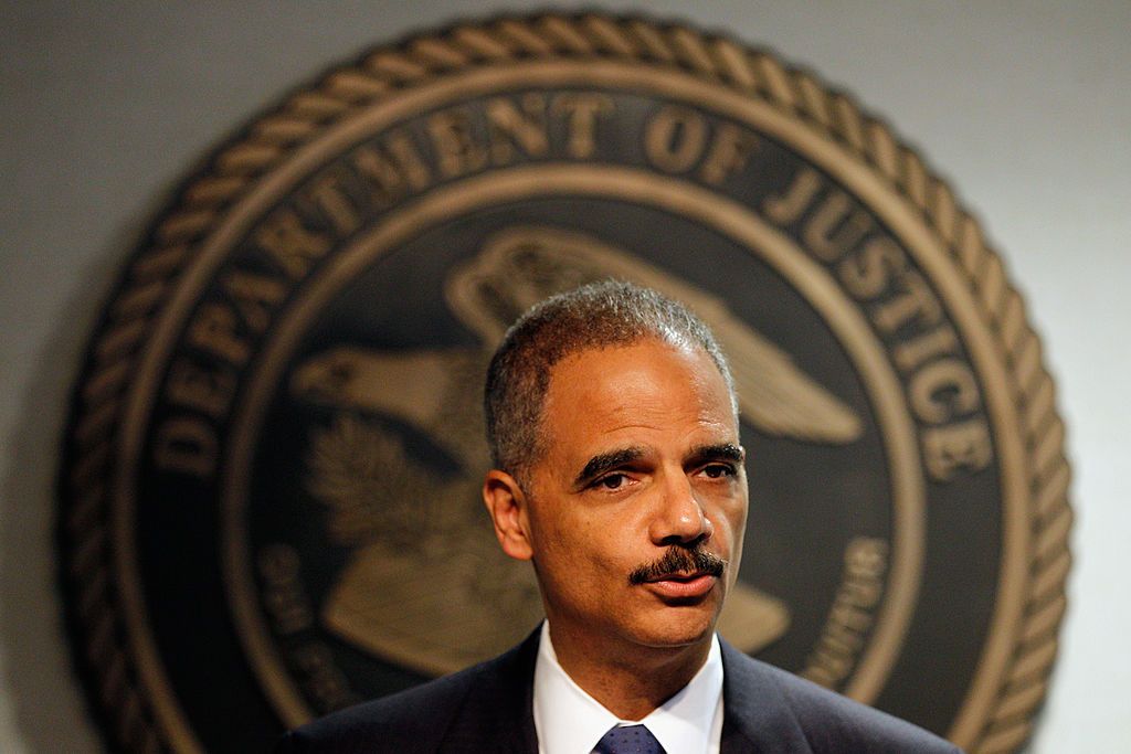 Former Attorney General Eric Holder. 