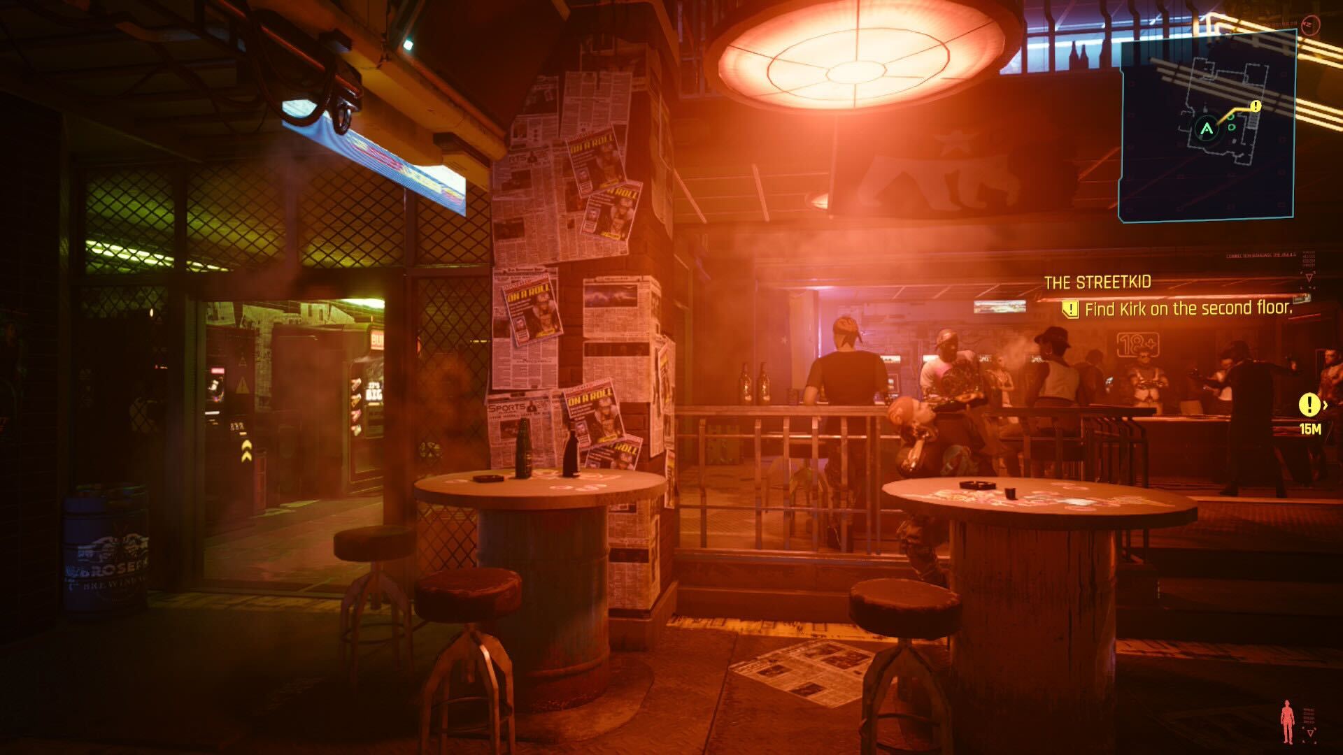 Screenshot from Cyberpunk 2077 running on Nintendo Switch 2