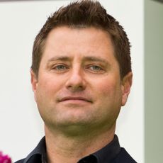 george clarke with black hairs white background