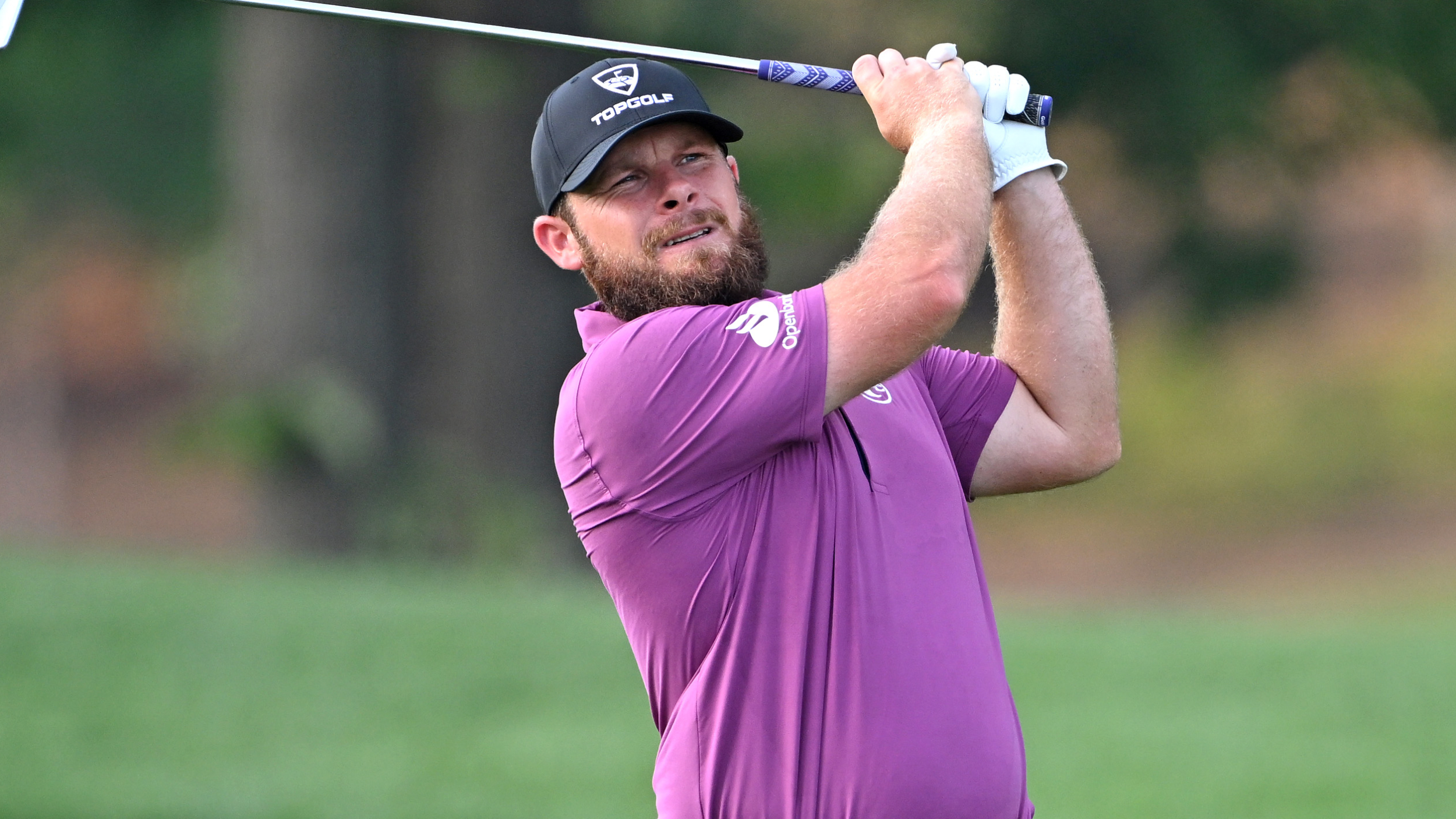 Tyrrell Hatton takes a shot at the PGA Championship