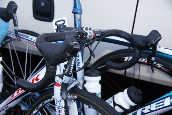 Leipheimer and the rest of the Astana boys are also using SRAM's new Red group, though, including the uber-light levers&hellip;