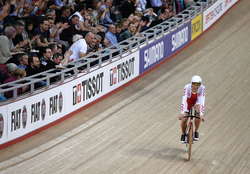 Malgorzata Wojtyra (Poland) was second fastest