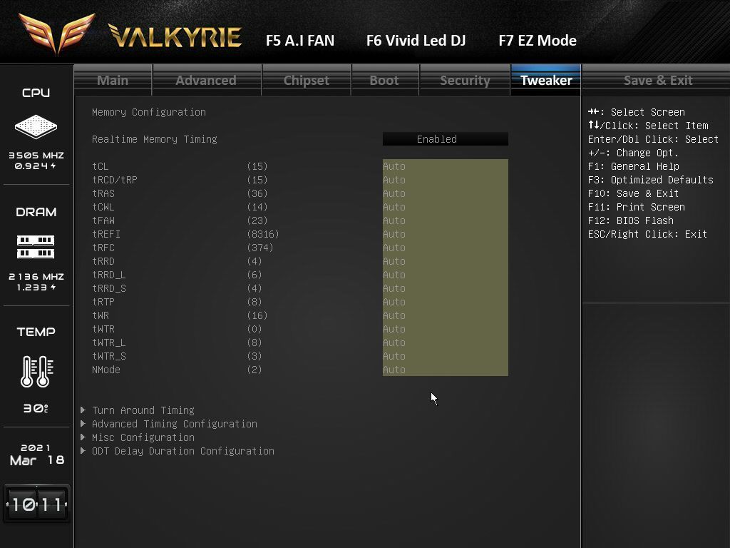 Biostar Z590 Valkyrie BIOS