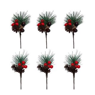 A six-pack of festive ornaments