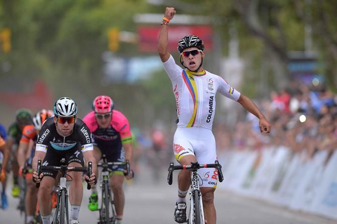 Fernando Gaviria (Colombia) wins stage 1 of the Tour de San Luis