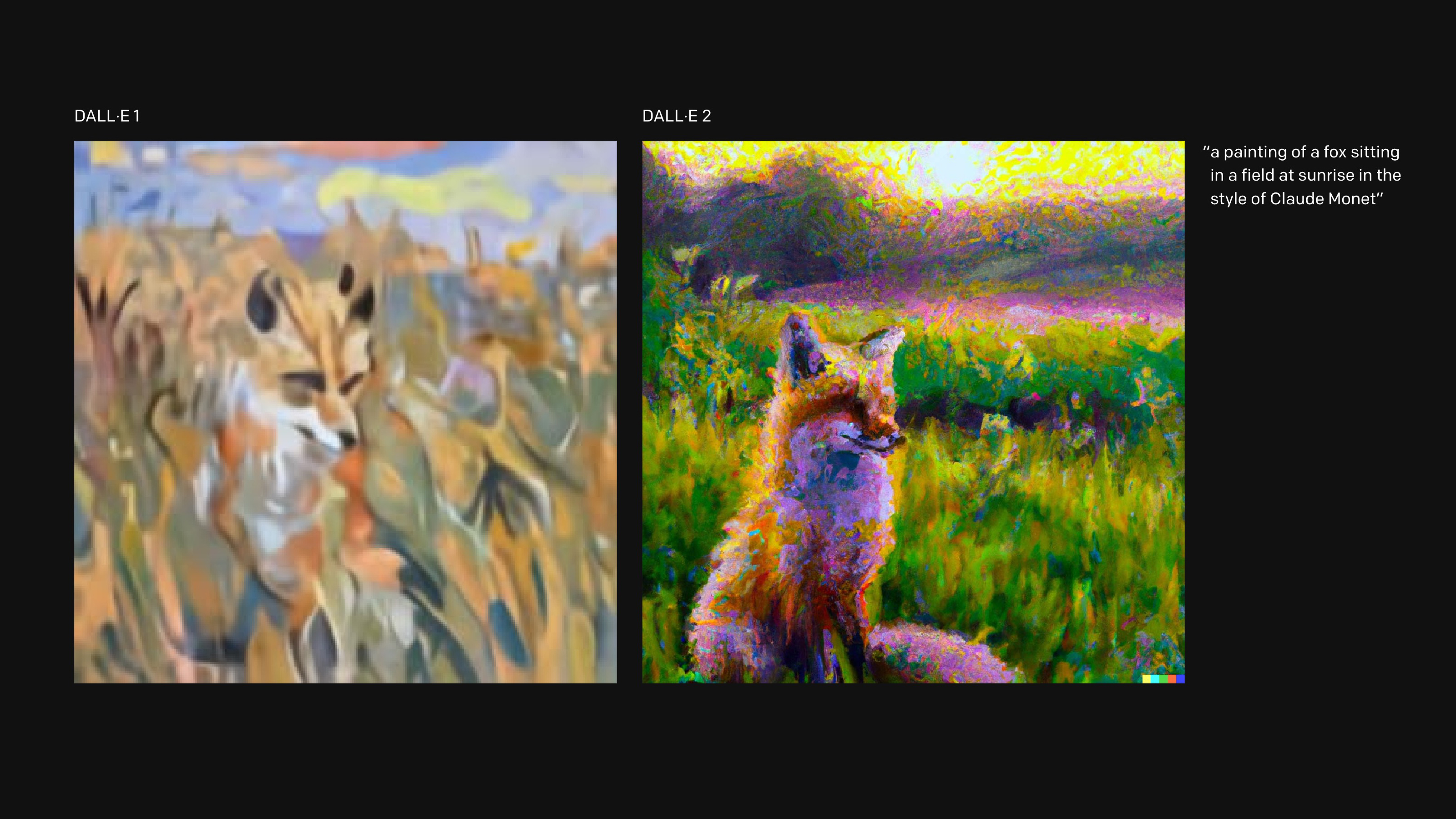 foxes images created by Dall-E