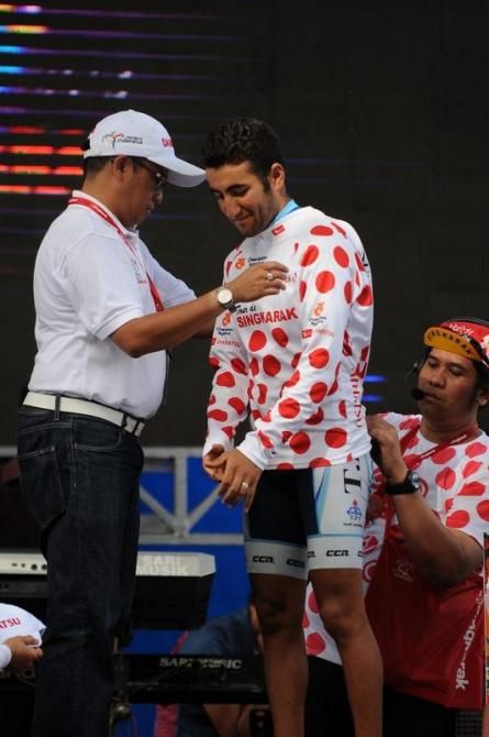 Amir Kolahdozhagh of Tabriz Petrochemical Cycling Team took home the mountains classification
