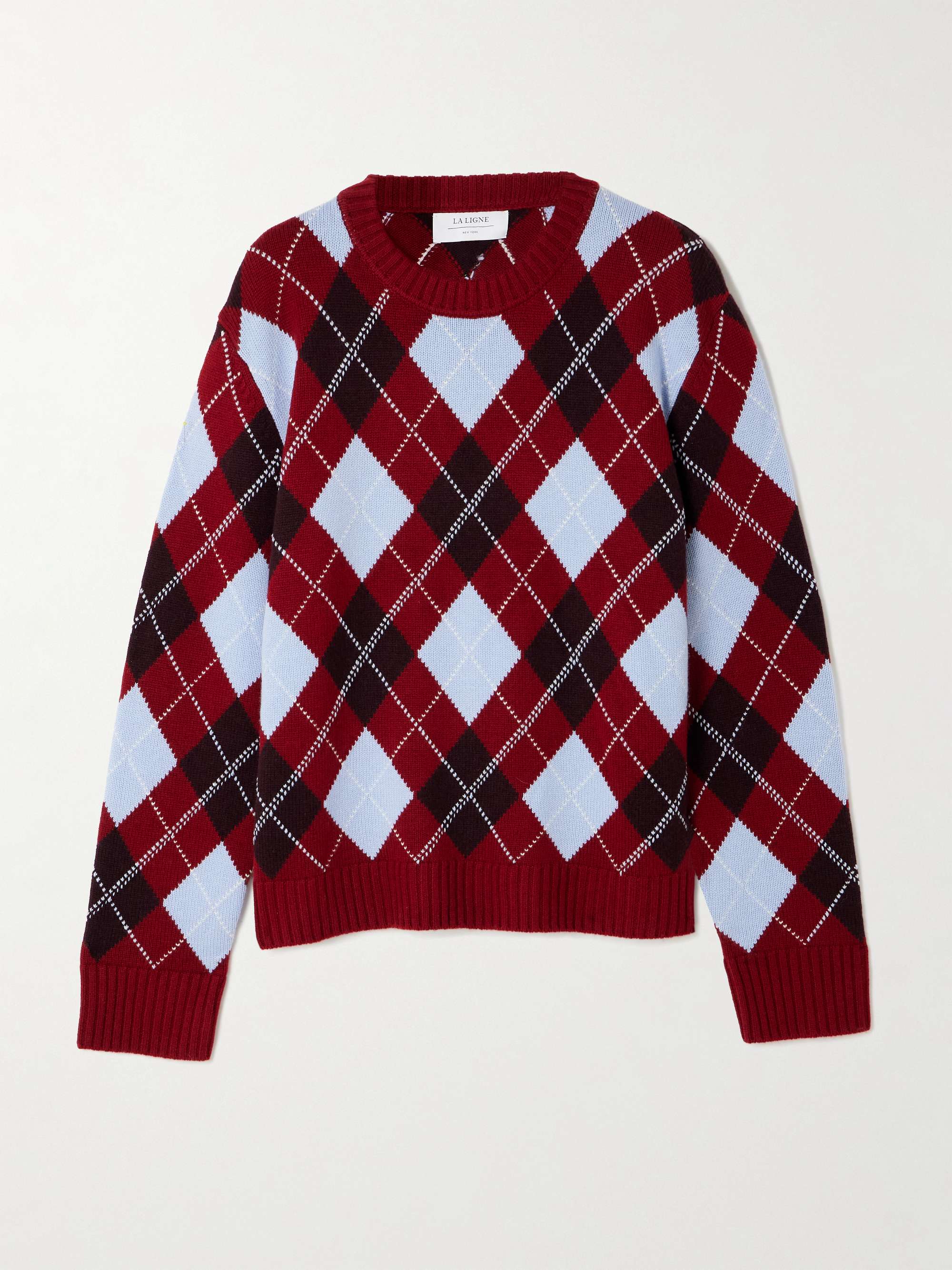 Hamish Argyle Wool and Cashmere-Blend Sweater