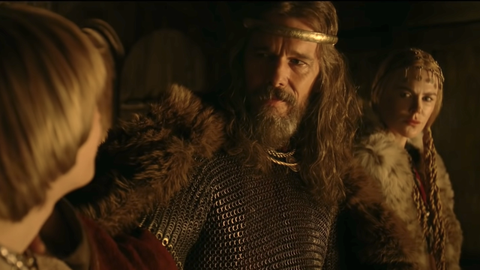 The Northman’s Ethan Hawke Talks Nude Scene With Willem Dafoe (And