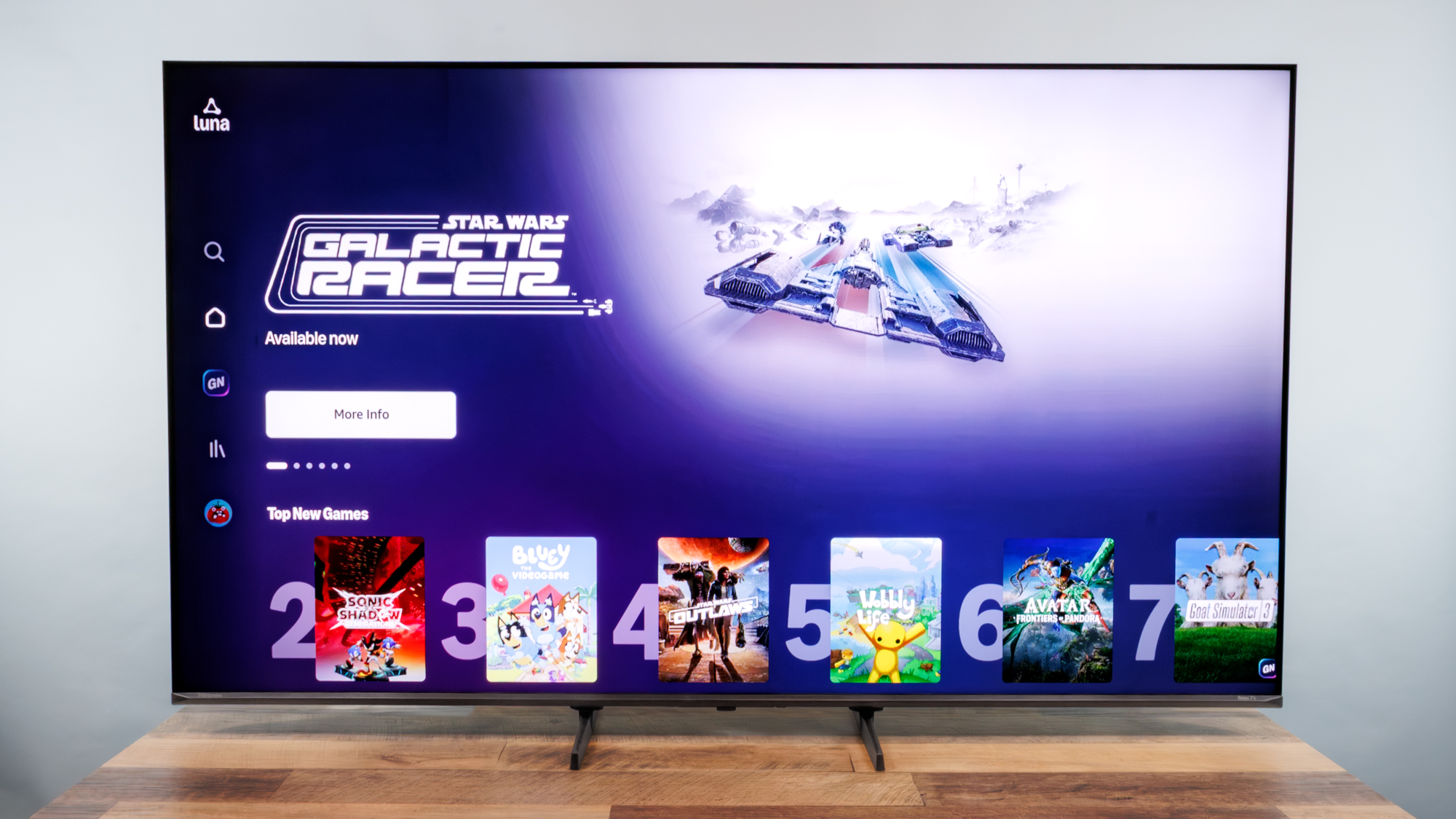 Amazon Fire TV interface