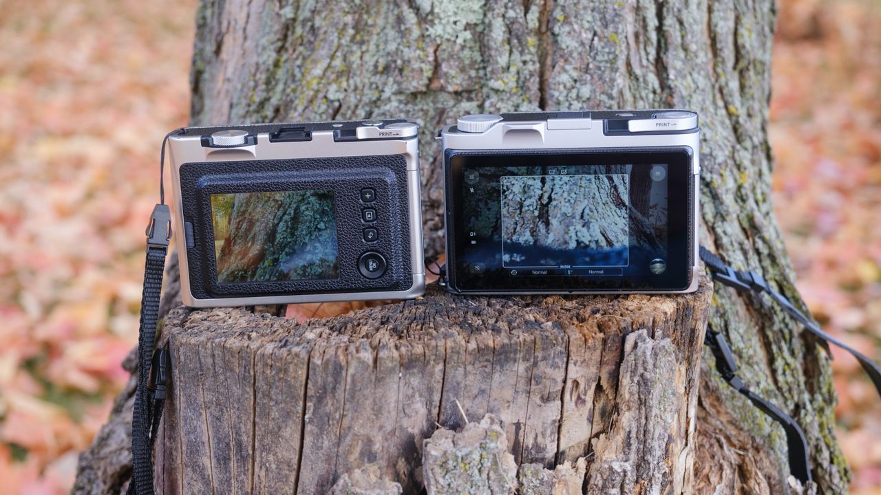 The Fujifilm Instax Mini Evo 2 retro hybrid digital camera