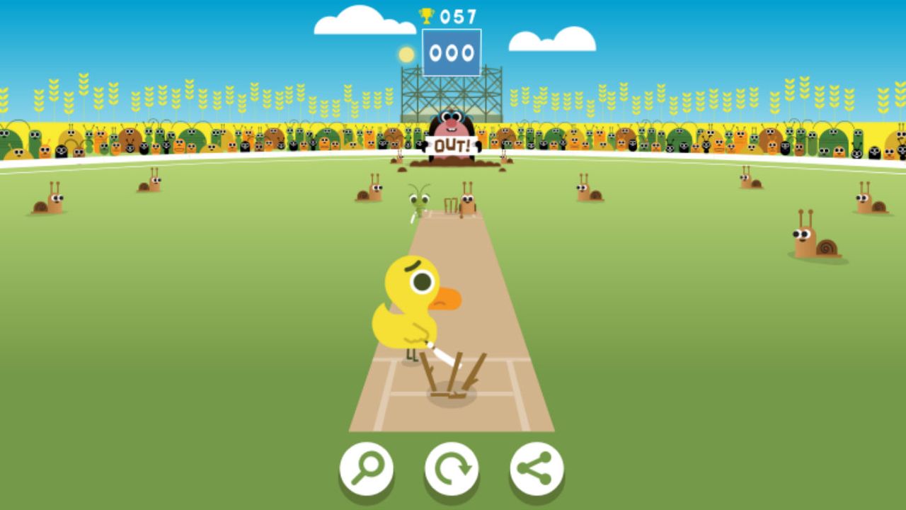 Google Doodle cricket