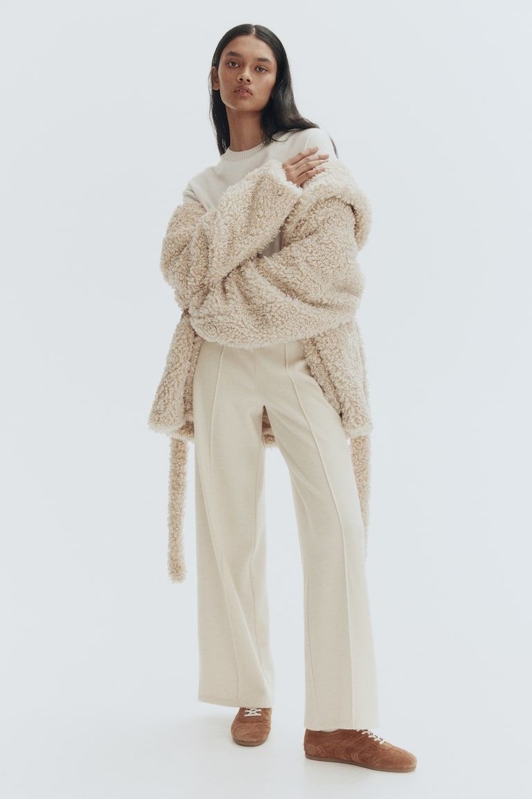 Crease-Leg Trousers
