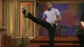 Wayne Brady dancing on Whose Line Is It Anyway?