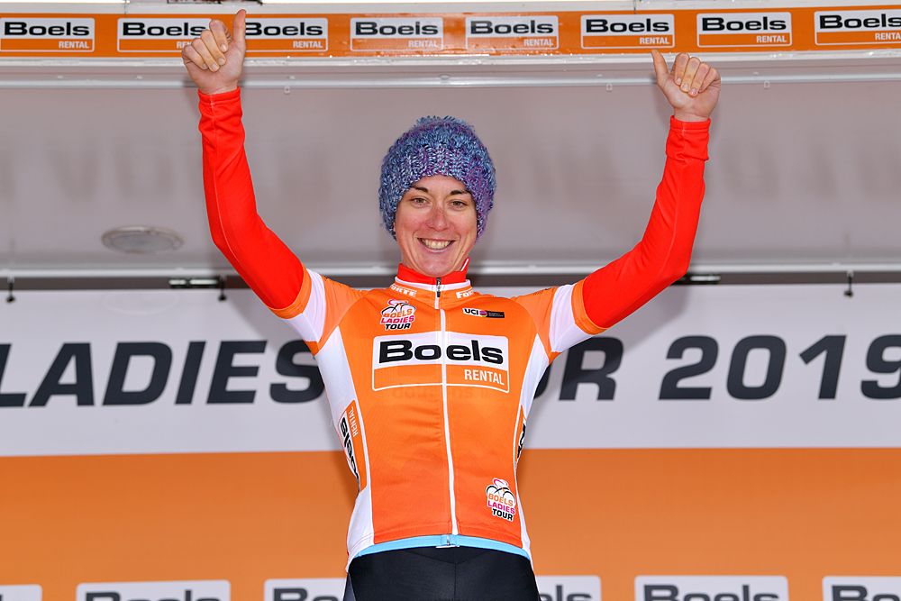Christine Majerus (Boels Dolmans) moves into the overall lead at Boels Ladies Tour