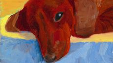 Dog Painting 30 by David Hockney 