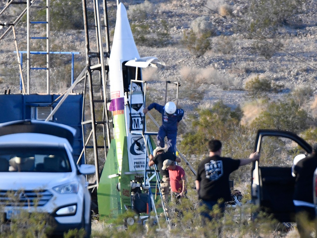 flat earther rocket launch failure