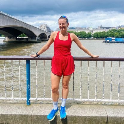 Wellness deals: Health Editor Ally Head on a run