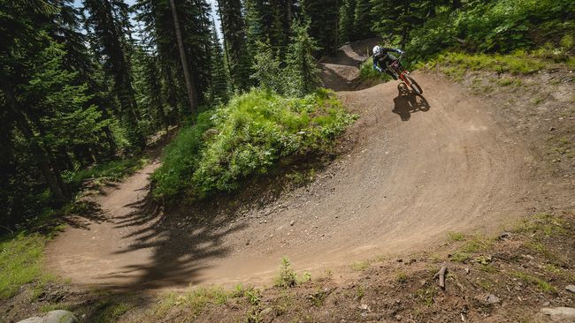 How to drift a mountain bike: Crossing the line of ...