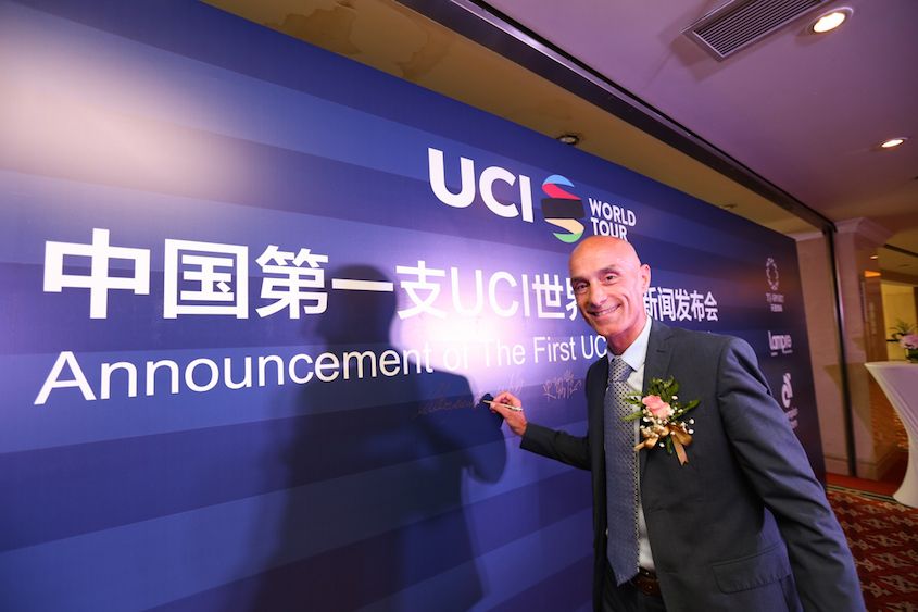 Mauro Gianetti after the agreement