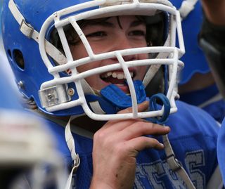 Youth football player.