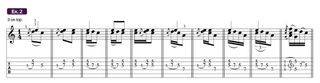 Hendrix C chord lesson example 2