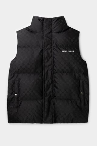 Daily Paper Black Monogram Pondo Bodywarmer