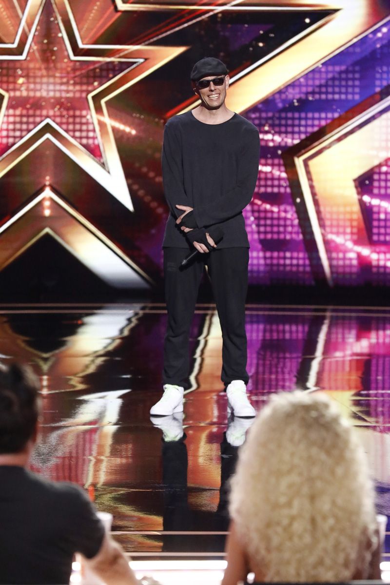 The Apollo 11 moon landing takes the stage on NBC's "America's Got Talent" Tuesday, July 23, in a must-see performance by Light Art Show's light projection artist Alex Dowis.