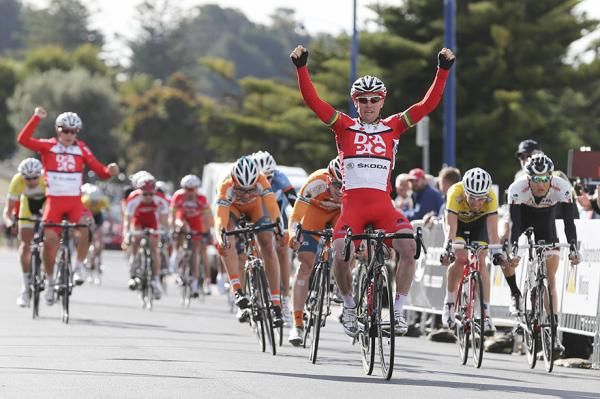 Will Walker (Drapac Professional Cycling) triumphs in stage 6 of the Tour of Tasmania