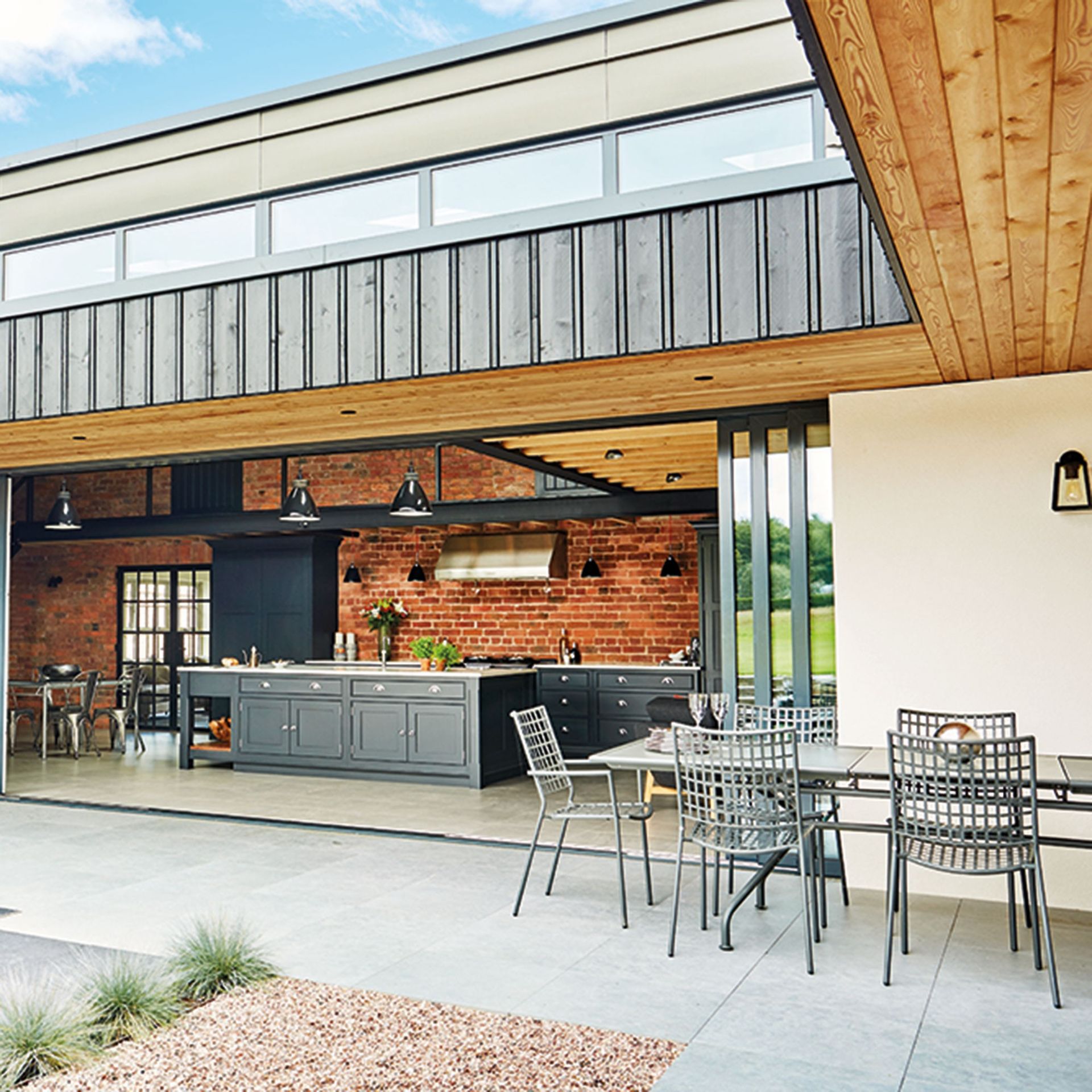 26 outdoor kitchen ideas for easy alfresco dining | Ideal Home