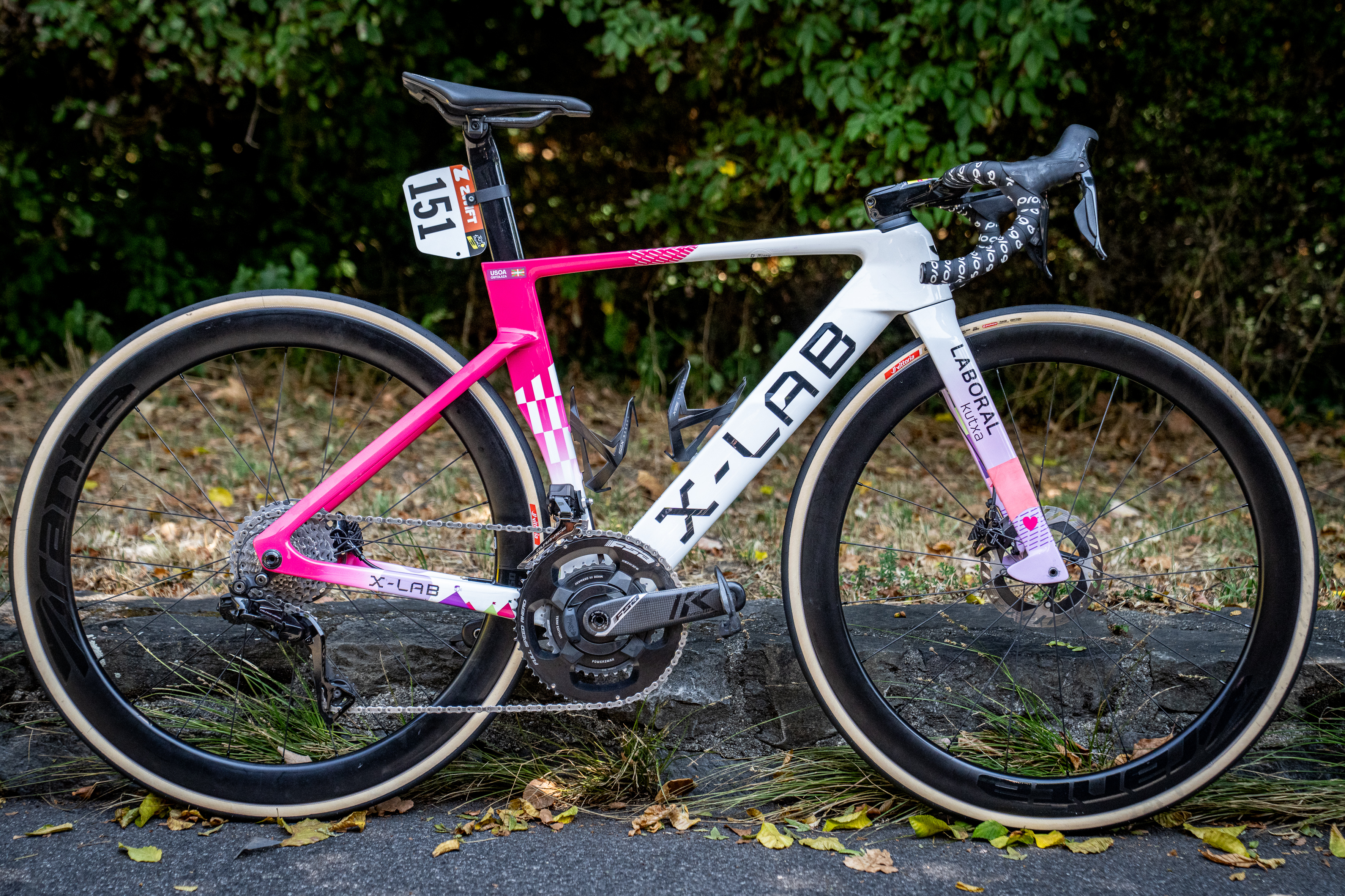 Laboral Kutxa's X-Lab bikes at the Tour de France femmes