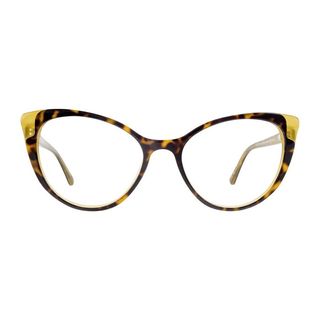 yellow cats eye glasses