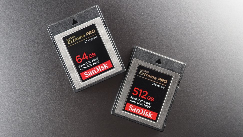 SanDisk CFexpress memory cards now compatible with Nikon Z cameras