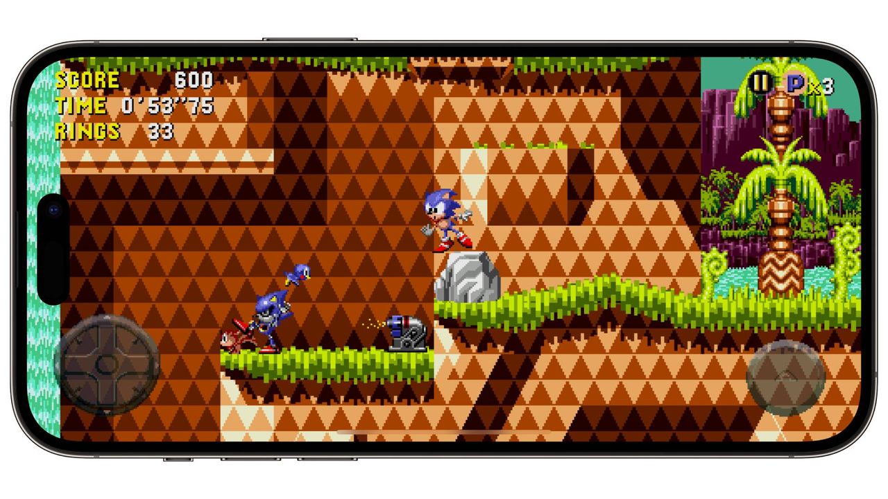 Sonic CD Palmtree Panic hologram