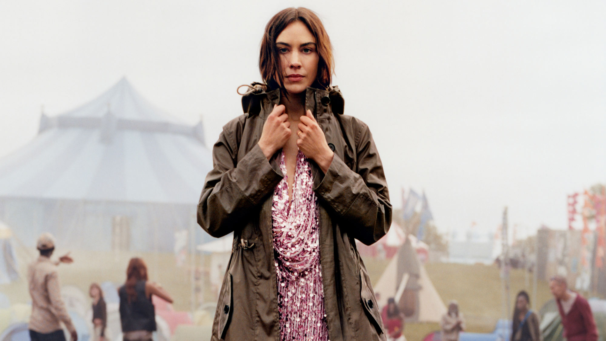 Alexa Chung in the Burberry festival campaign