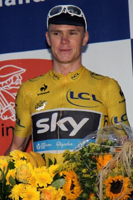 Profronde van Surhuisterveen runner-up Chris Froome (Sky)