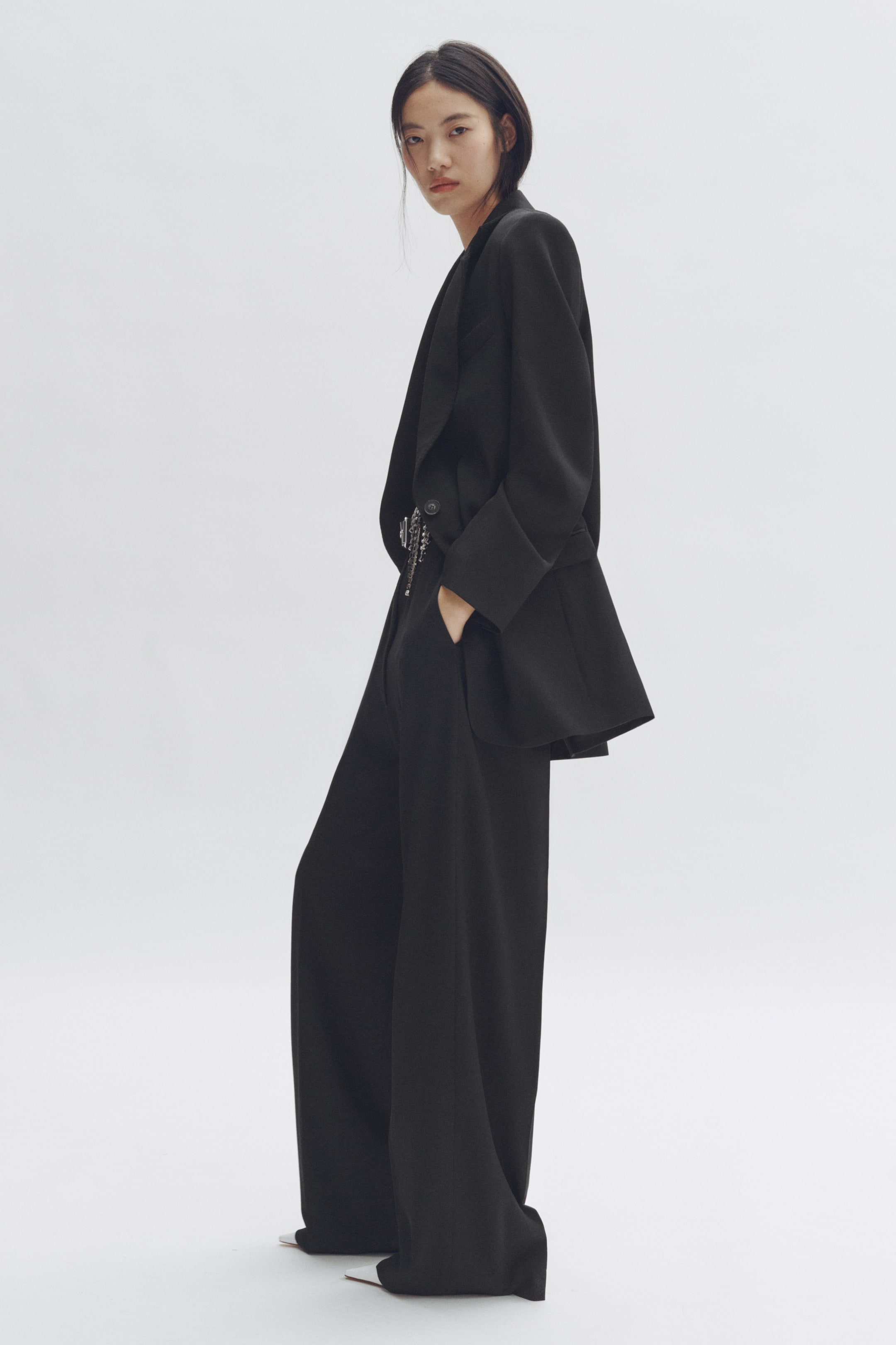 Single-Breasted Wool Blazer