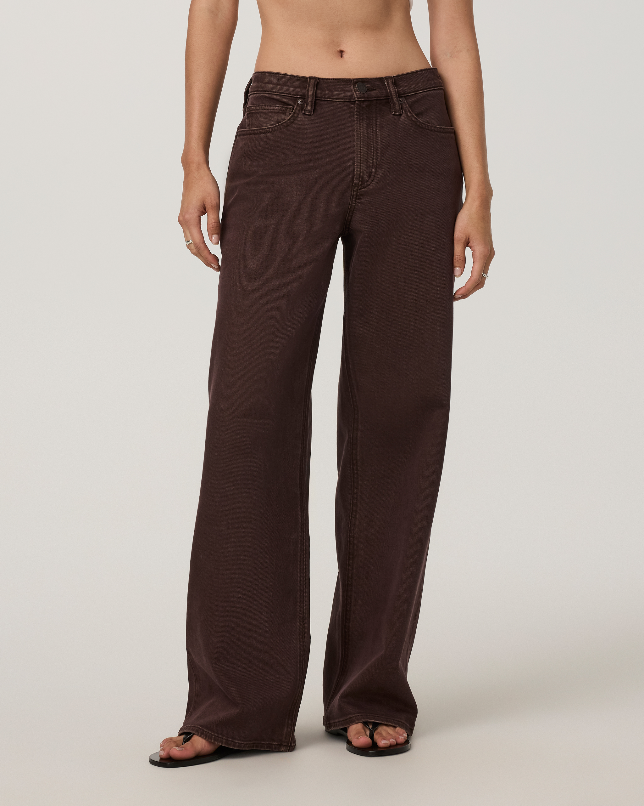 Women's Vuori Vintage Wideleg Jean - French Roast Denim - 23