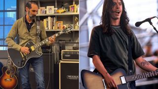 Cesar Gueikian and Dave Grohl