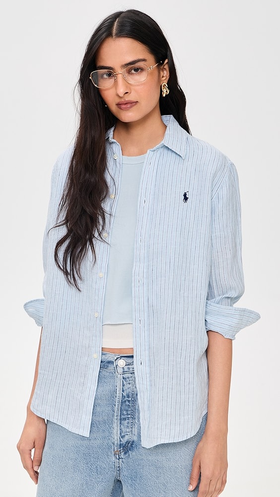 Polo Ralph Lauren Classic Linen Button Down Shirt