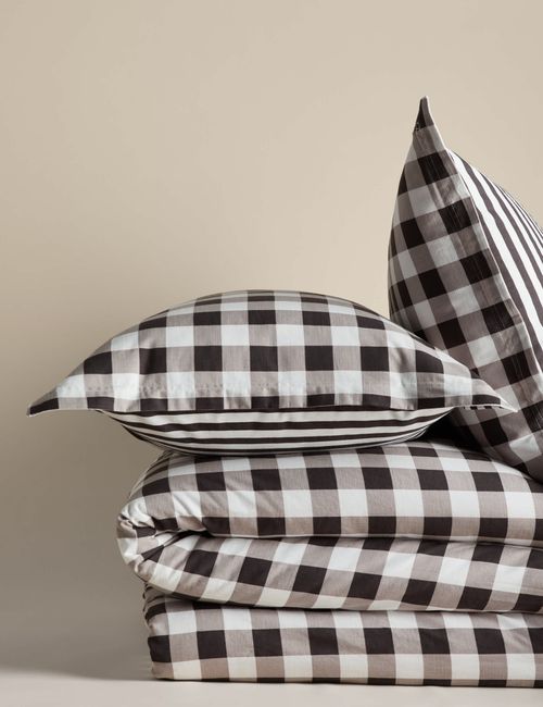 Pure Cotton Gingham Bedding Set